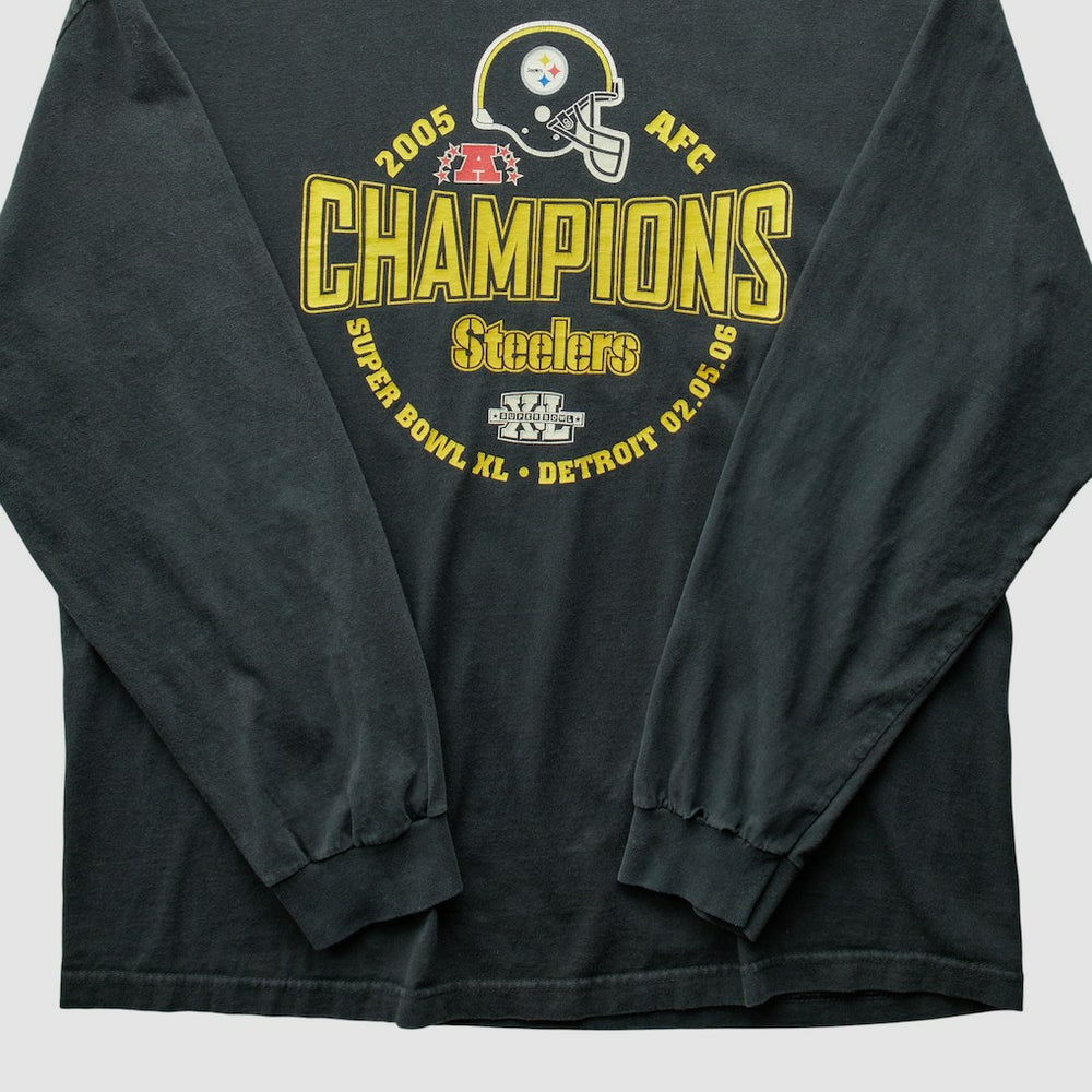 Pittsburgh Steelers 2005 Sweatshirt Black Vintage - Fanatics
