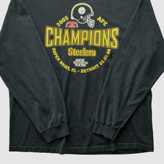 Pittsburgh Steelers 2005 Sweatshirt Black Vintage - Fanatics