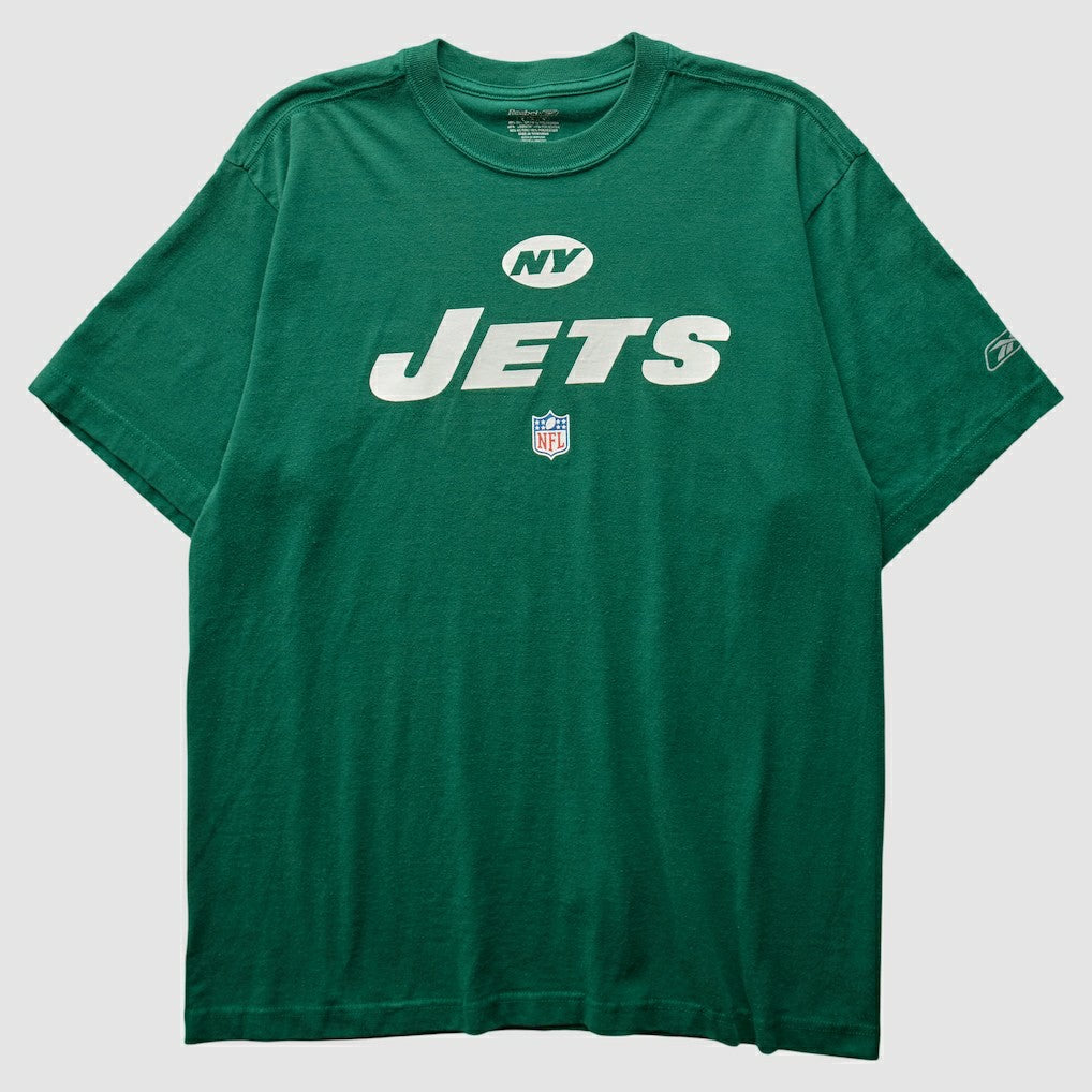 New York Jets Reebok 2000s T-Shirt Green Vintage - Fanatics