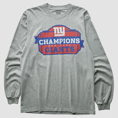 New York Giants Reebok 2012 T-Shirt Gray Vintage - Fanatics