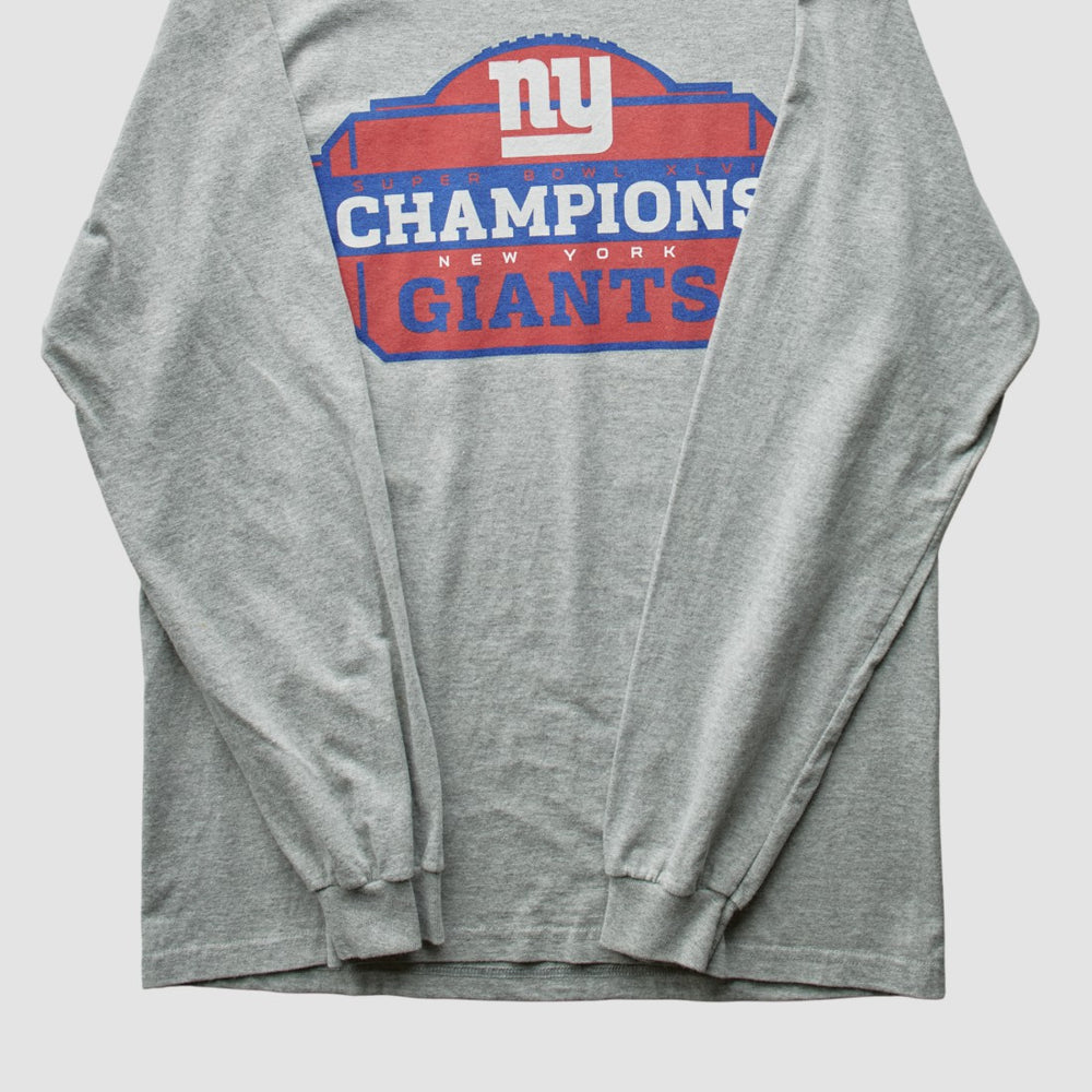 New York Giants Reebok 2012 T-Shirt Gray Vintage - Fanatics