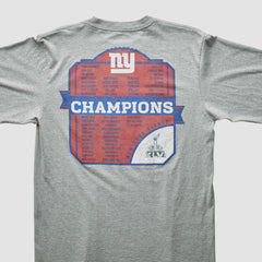 New York Giants Reebok 2012 T-Shirt Gray Vintage - Fanatics