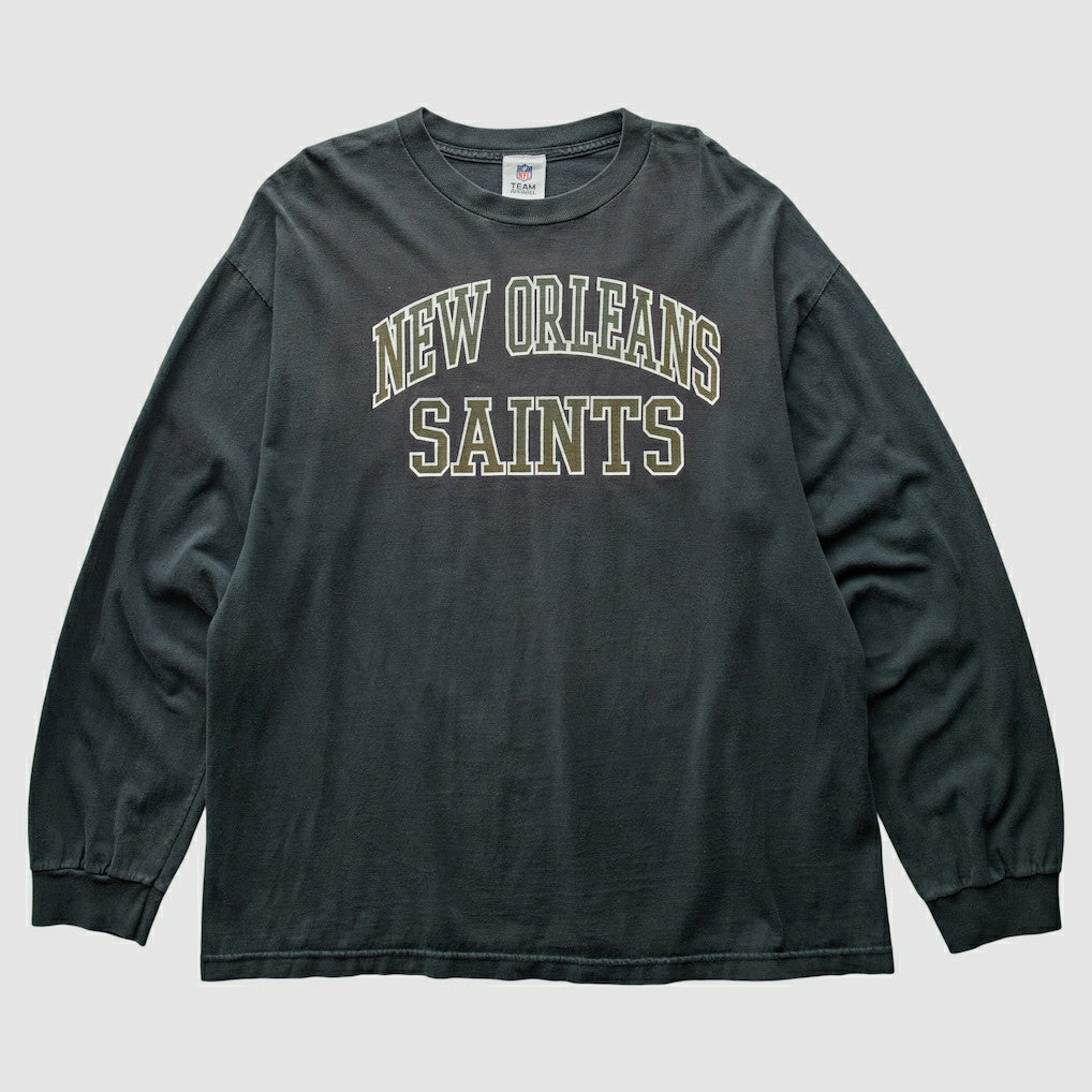 New Orleans Saints 2000s T-Shirt Black Vintage - Fanatics