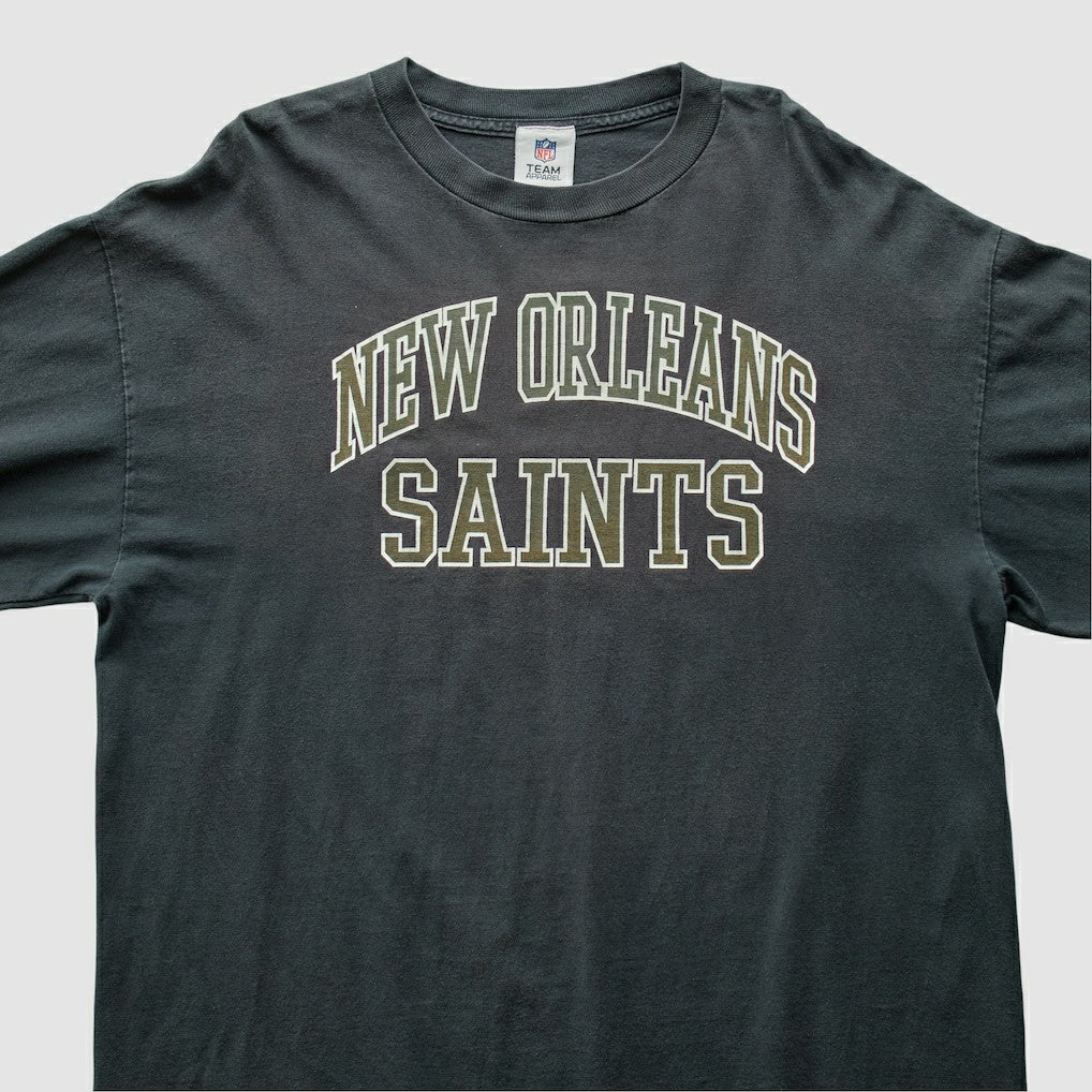 New Orleans Saints 2000s T-Shirt Black Vintage - Fanatics