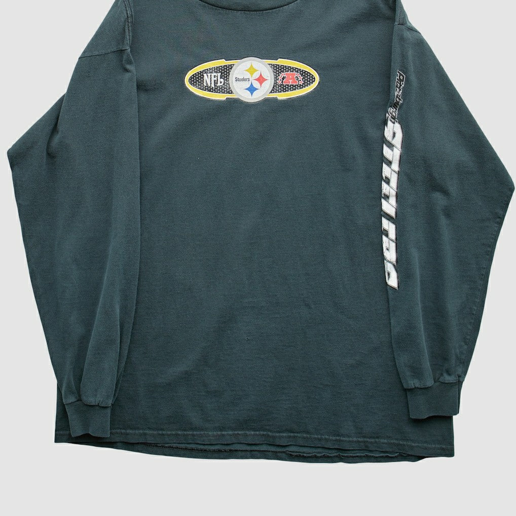 Pittsburgh Steelers NFL 2000s T-Shirt Blue Vintage - Fanatics