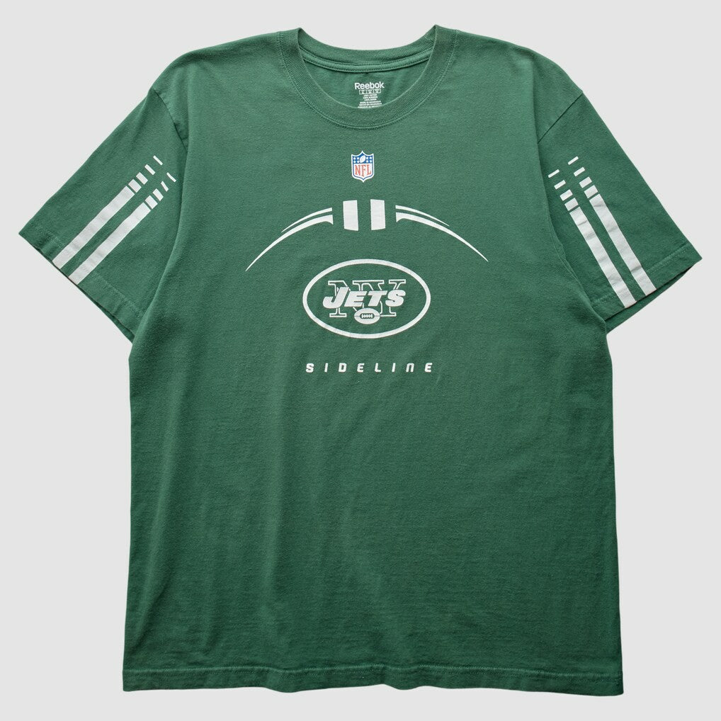 New York Jets Reebok 2000s T-Shirt Green Vintage - Fanatics