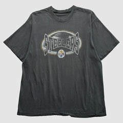 Pittsburgh Steelers 90s T-Shirt Gray Vintage - Fanatics