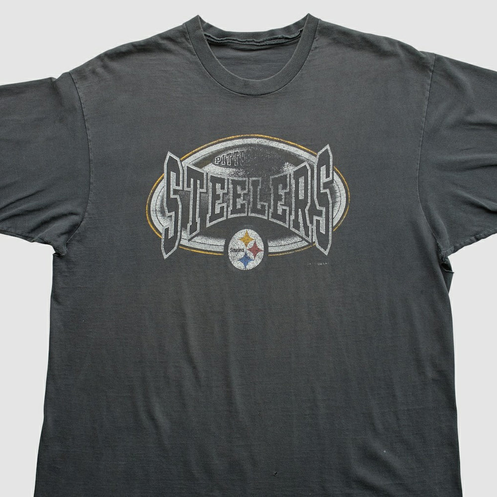 Pittsburgh Steelers 90s T-Shirt Gray Vintage - Fanatics