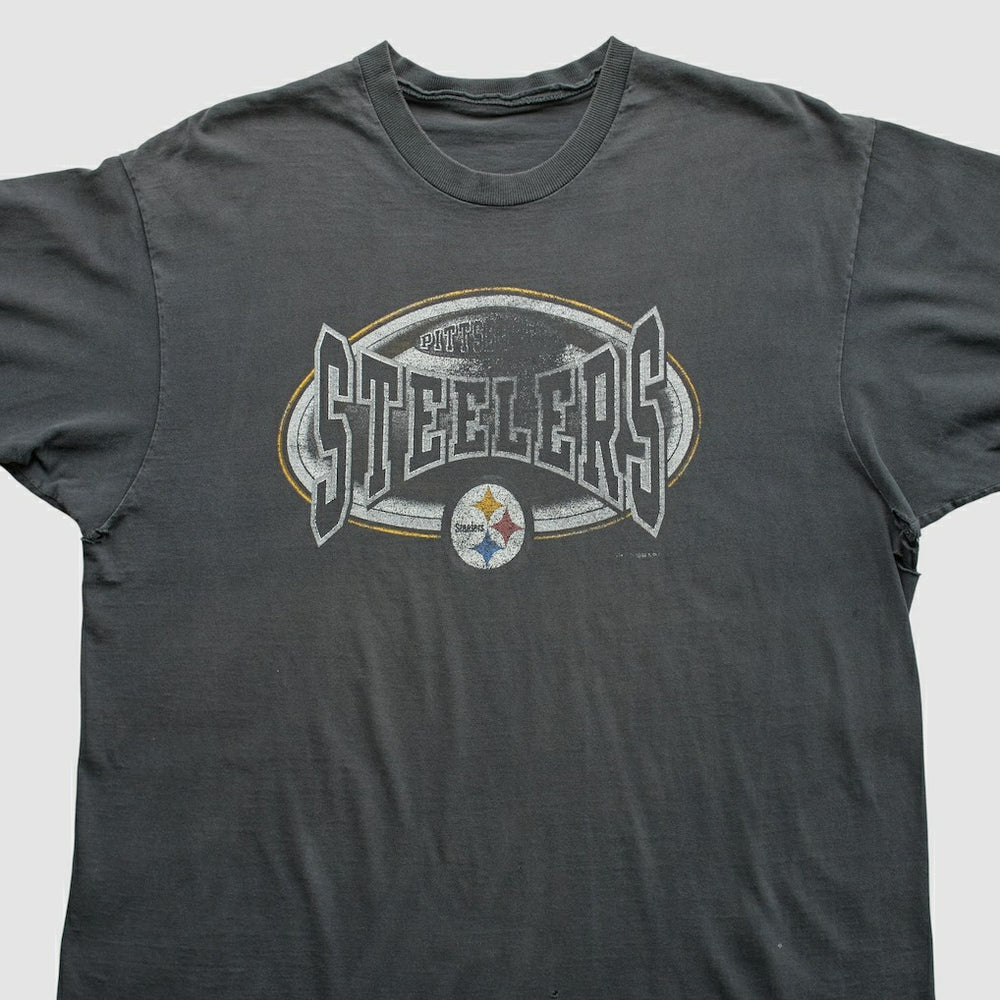 Pittsburgh Steelers 90s T-Shirt Gray Vintage - Fanatics