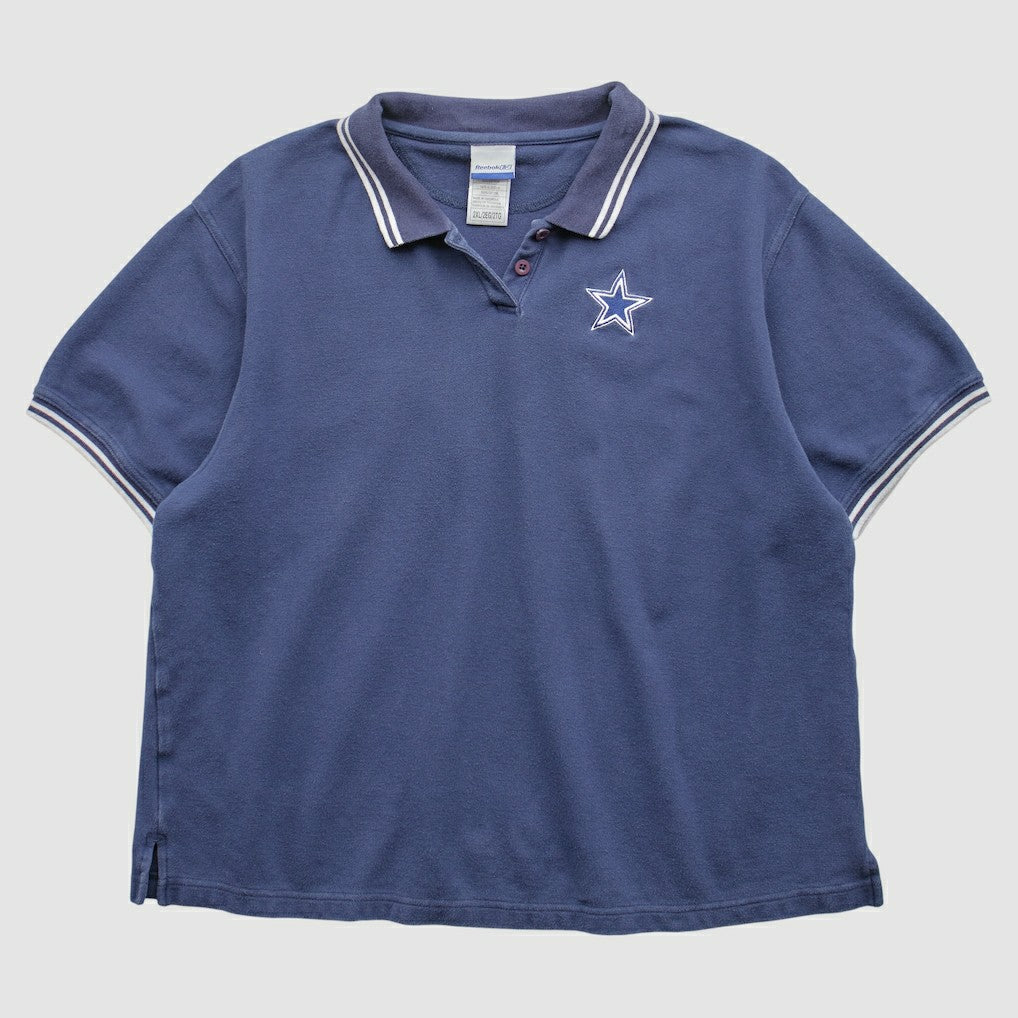 Dallas Cowboys Reebok 2000s Polo Navy Vintage - Fanatics
