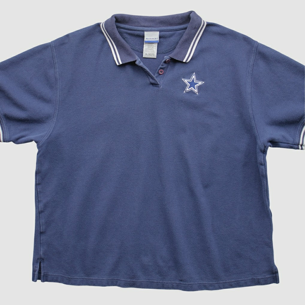 Dallas Cowboys Reebok 2000s Polo Navy Vintage - Fanatics