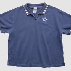 Dallas Cowboys Reebok 2000s Polo Navy Vintage - Fanatics