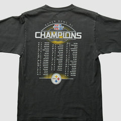 Pittsburgh Steelers Reebok 2006 T-Shirt Black Vintage - Fanatics