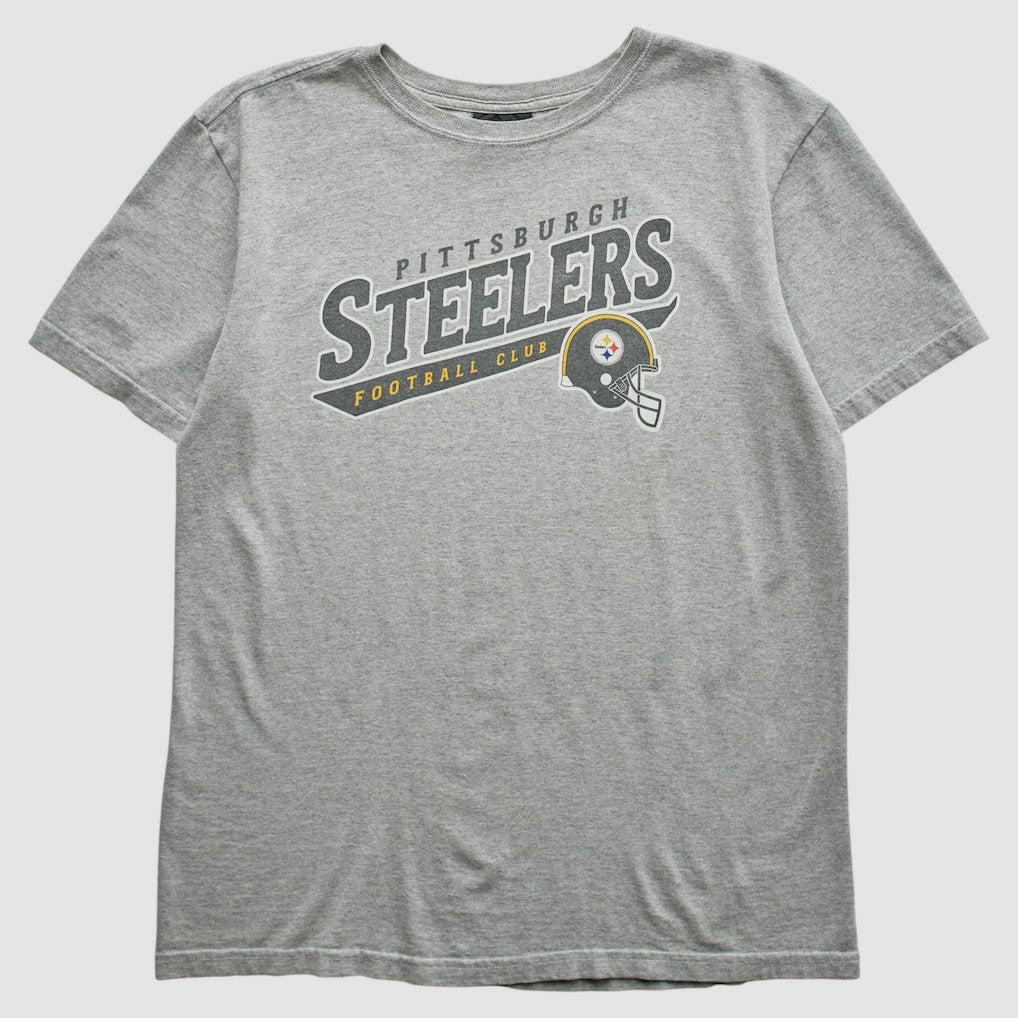 Pittsburgh Steelers Reebok 2000s T-Shirt Gray Vintage - Fanatics