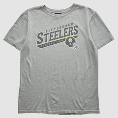 Pittsburgh Steelers Reebok 2000s T-Shirt Gray Vintage - Fanatics