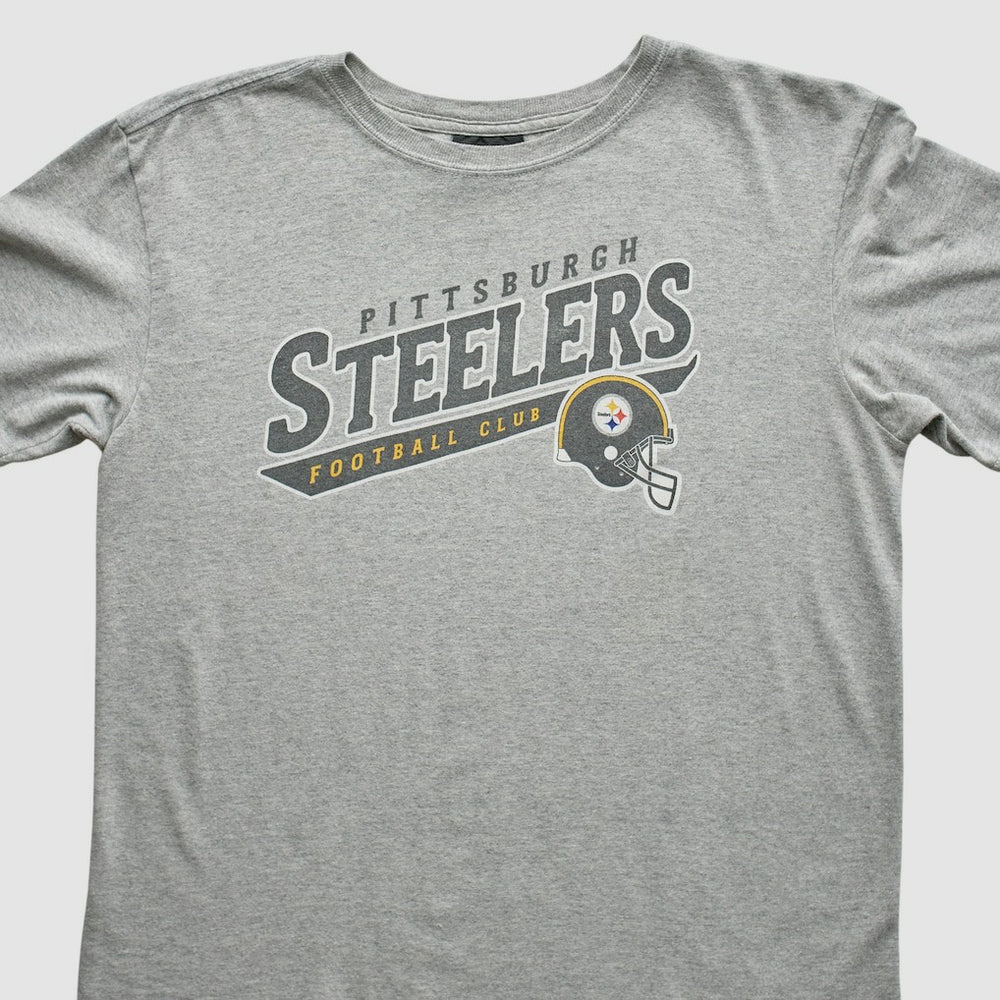 Pittsburgh Steelers Reebok 2000s T-Shirt Gray Vintage - Fanatics