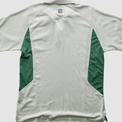 New York Jets Reebok 2000s Polo 3 Buttons T-Shirt White Vintage - Fanatics