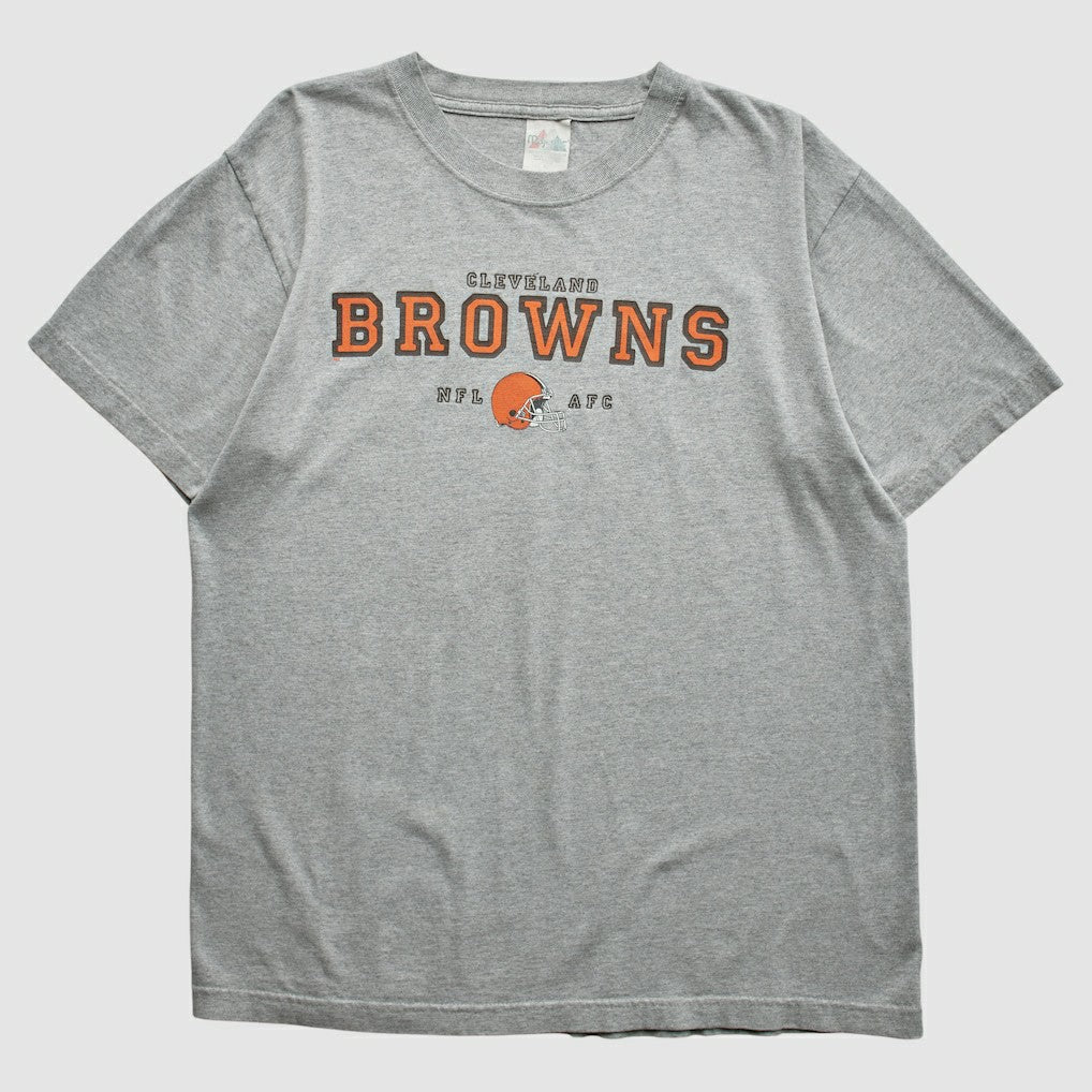 Cleveland Browns Majestic 2000s T-Shirt Gray Vintage - Fanatics