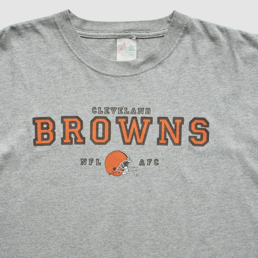 Cleveland Browns Majestic 2000s T-Shirt Gray Vintage - Fanatics