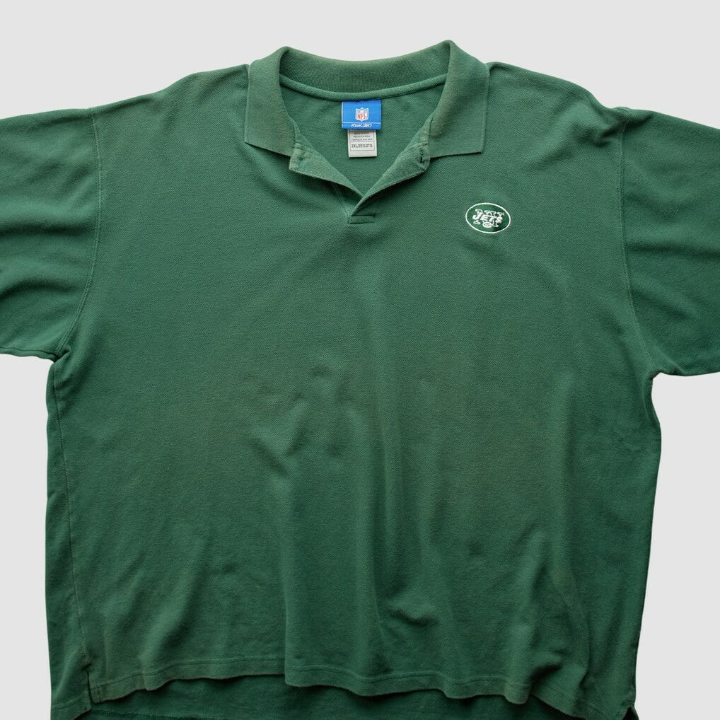 New York Jets Reebok 2000s Polo Green Vintage - Fanatics