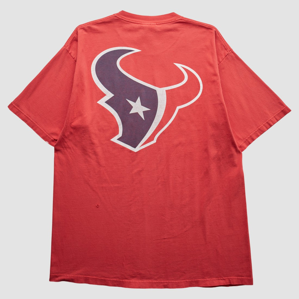 Houston Texans Reebok 2000s T-Shirt Red Vintage - Fanatics