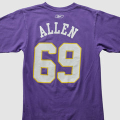 Minnesota Vikings Reebok 2010 T-Shirt Purple Vintage - Fanatics