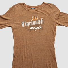 Cincinnati Bengals NFL 2010s T-Shirt Brown Vintage - Fanatics