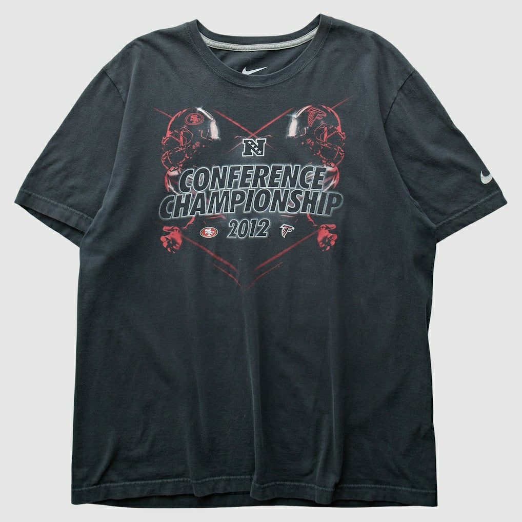 San Francisco 49ers 2012 T-Shirt Black Vintage - Fanatics