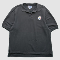 Pittsburgh Steelers Starter 90s Polo Black Vintage - Fanatics