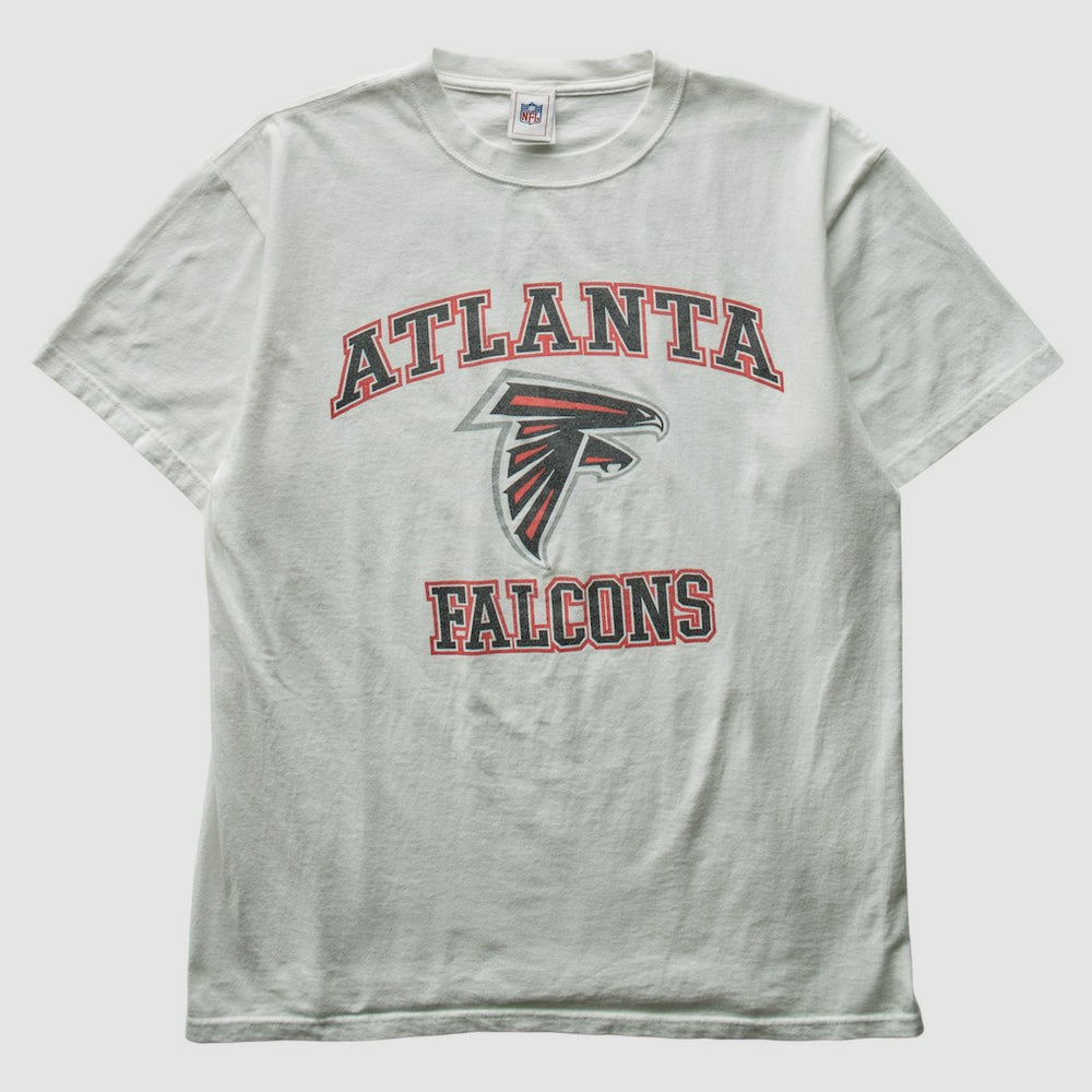 Atlanta Falcons NFL 2000s T-Shirt White Vintage - Fanatics