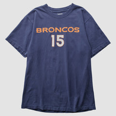Denver Broncos Reebok 2010 T-Shirt Navy Vintage - Fanatics