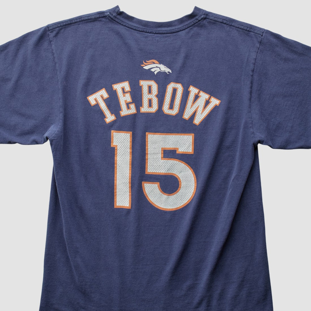 Denver Broncos Reebok 2010 T-Shirt Navy Vintage - Fanatics