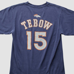 Denver Broncos Reebok 2010 T-Shirt Navy Vintage - Fanatics