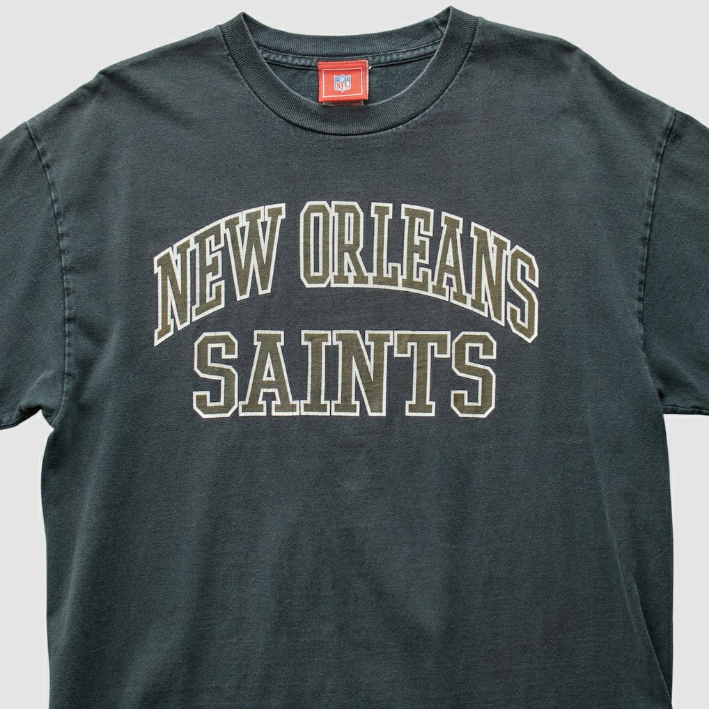 New Orleans Saints NFL 2000s T-Shirt Black Vintage - Fanatics