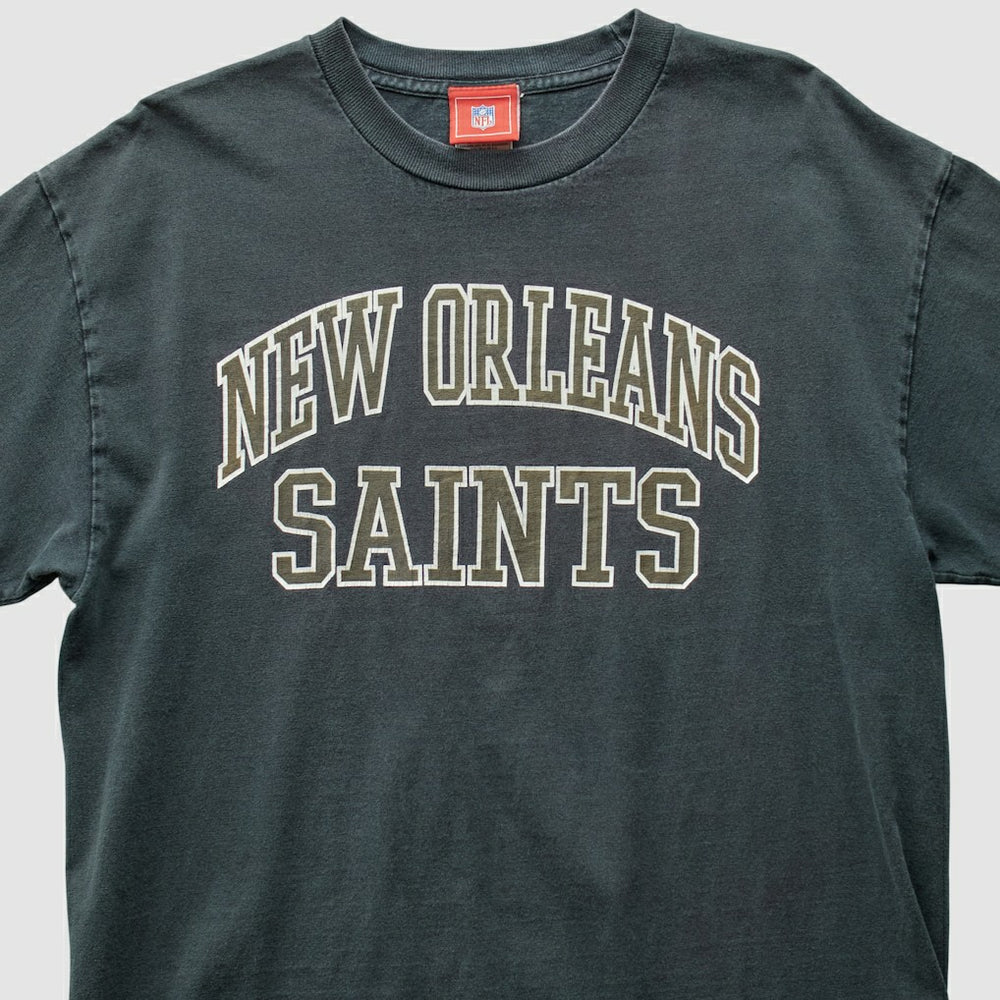 New Orleans Saints NFL 2000s T-Shirt Black Vintage - Fanatics