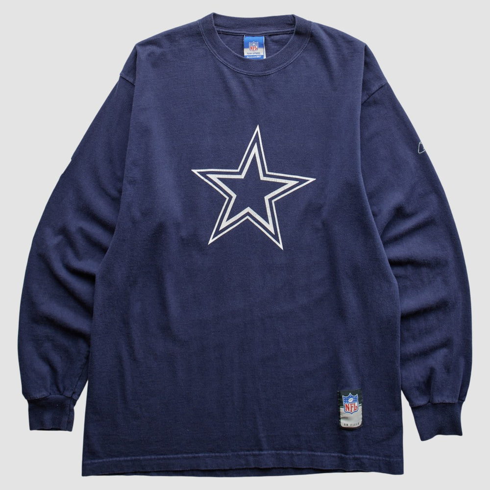 Dallas Cowboys Reebok 2000s T-Shirt Navy Vintage - Fanatics
