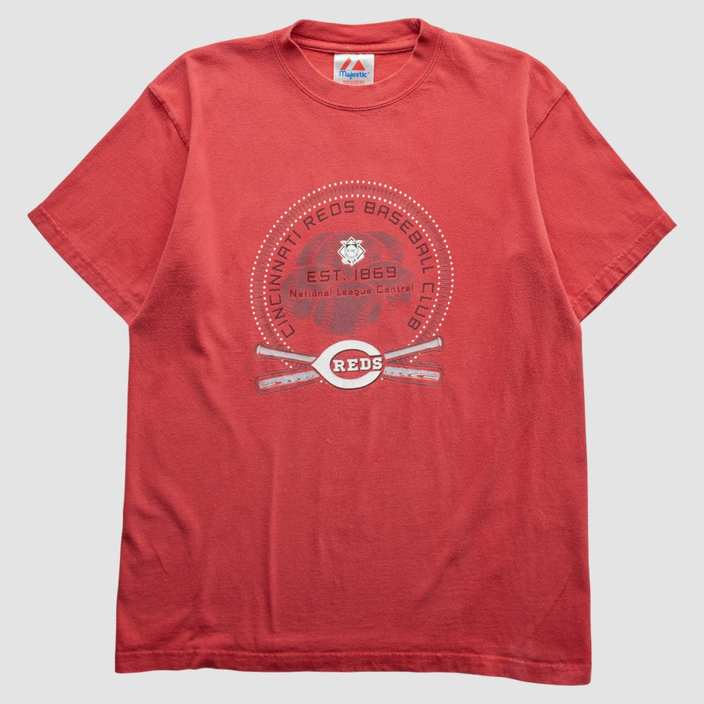 Cincinnati Reds Majestic 2000s T-Shirt Clearance
