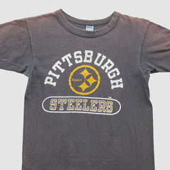 Pittsburgh Steelers Champion 70s T-Shirt Gray Vintage - Fanatics