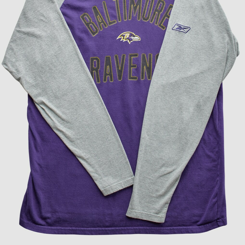 Baltimore Ravens Reebok 2000s T-Shirt Purple Vintage - Fanatics