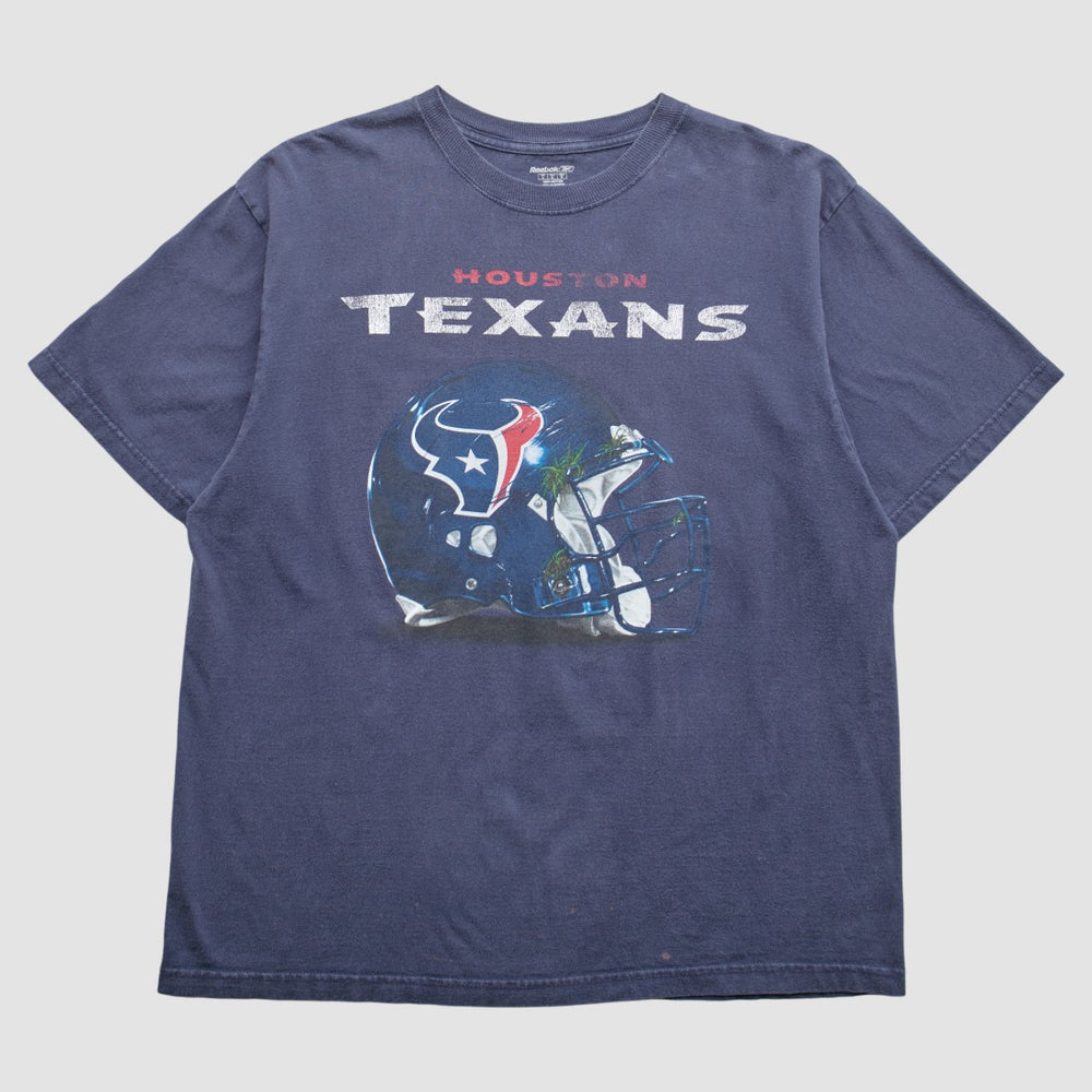 Houston Texans Reebok 2000s T-Shirt Navy Vintage - Fanatics