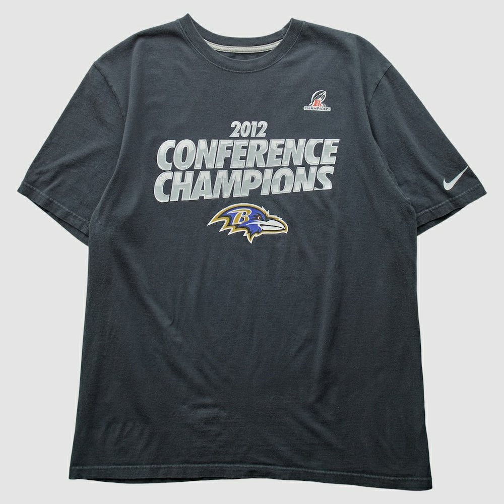 Baltimore Ravens 2012 T-Shirt Navy Vintage - Fanatics