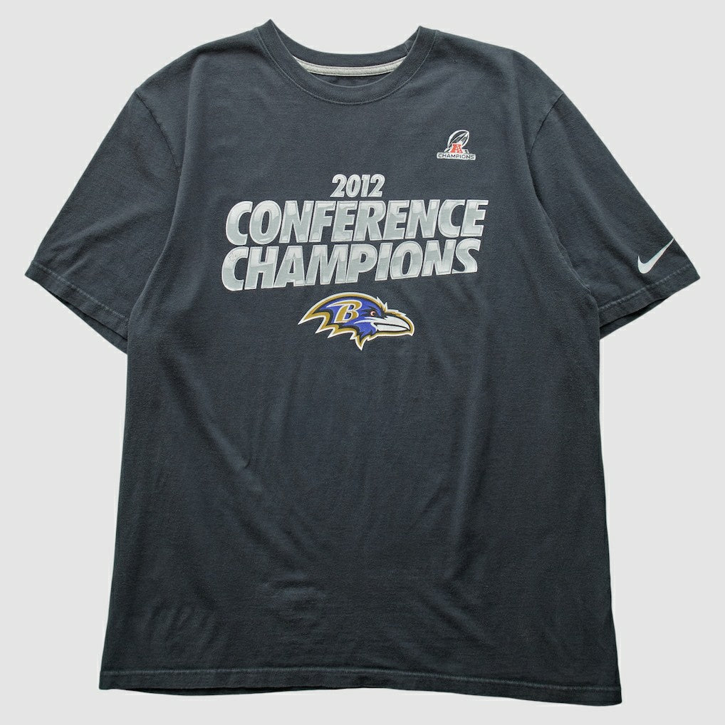 Baltimore Ravens 2012 T-Shirt Navy Vintage - Fanatics