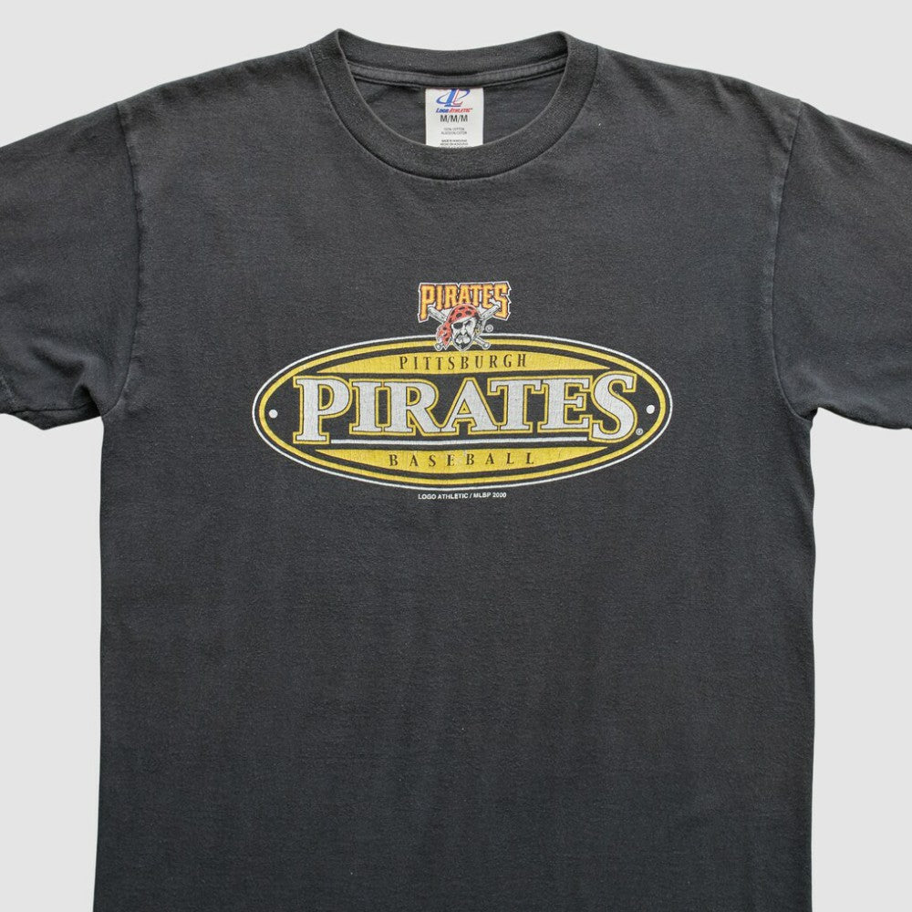 Pittsburgh Pirates Logo Athletic 2000 T-Shirt On Sale