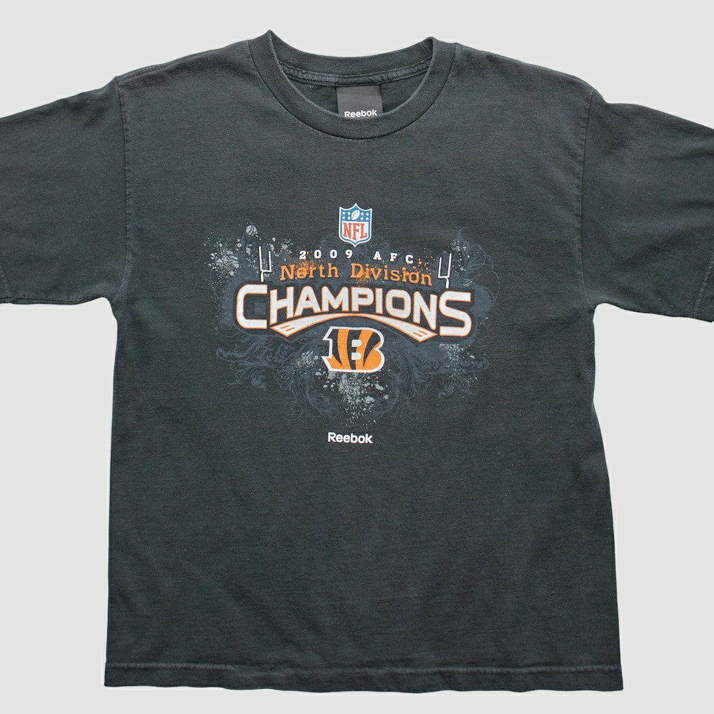 Cincinnati Bengals Reebok 2009 T-Shirt Black Vintage - Fanatics