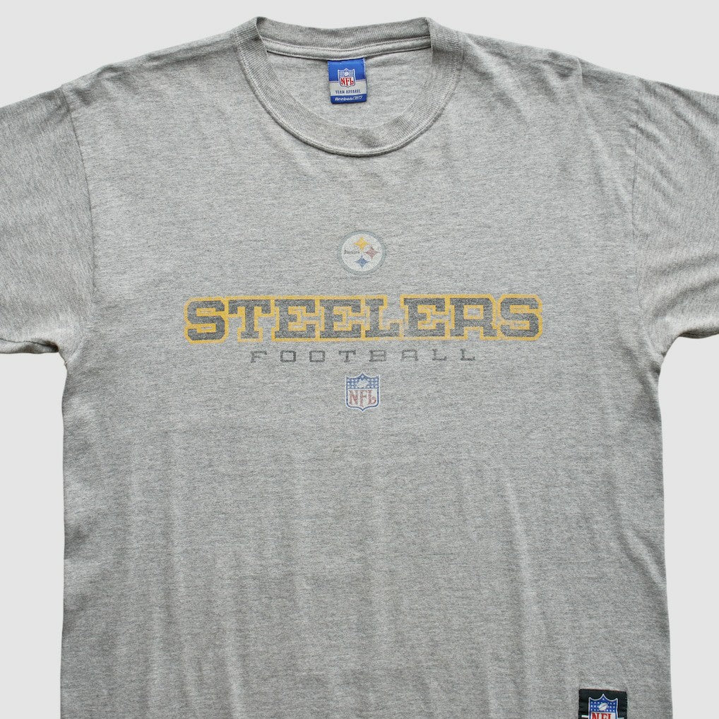 Pittsburgh Steelers Reebok 2000s T-Shirt Gray Vintage - Fanatics