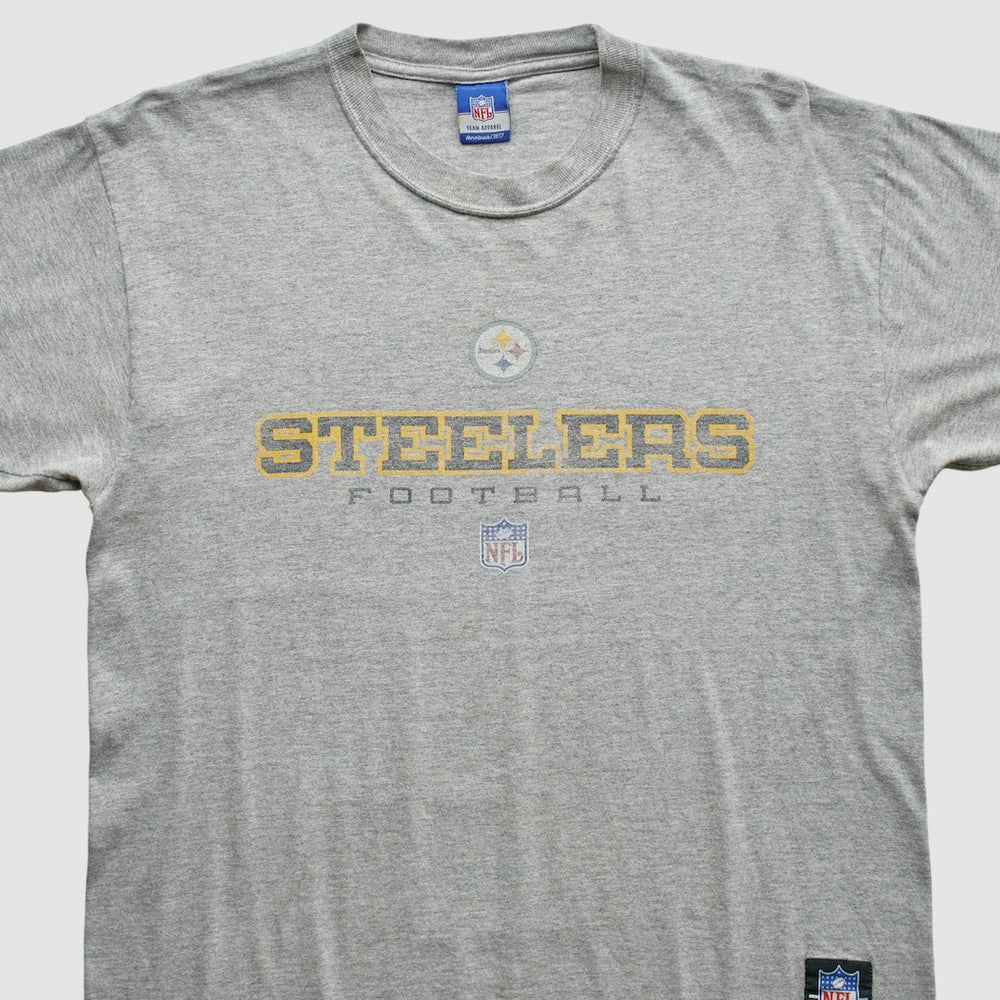 Pittsburgh Steelers Reebok 2000s T-Shirt Gray Vintage - Fanatics