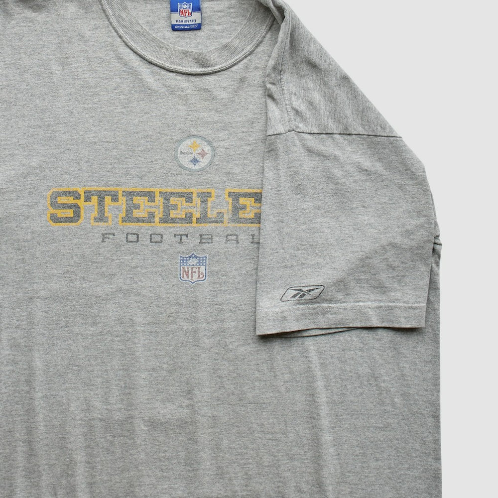 Pittsburgh Steelers Reebok 2000s T-Shirt Gray Vintage - Fanatics
