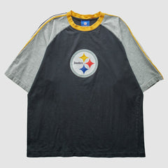 Pittsburgh Steelers Reebok 2000s T-Shirt Black Vintage - Fanatics