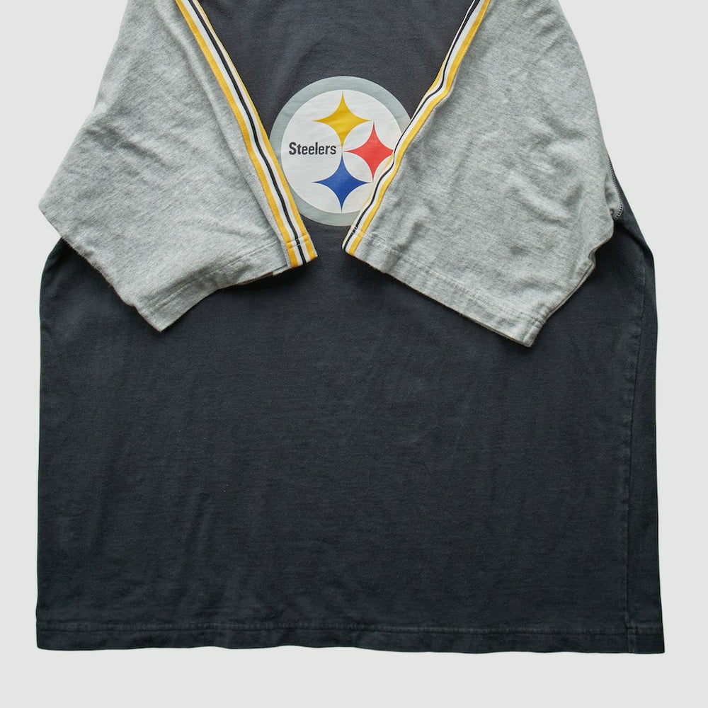 Pittsburgh Steelers Reebok 2000s T-Shirt Black Vintage - Fanatics