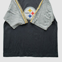 Pittsburgh Steelers Reebok 2000s T-Shirt Black Vintage - Fanatics